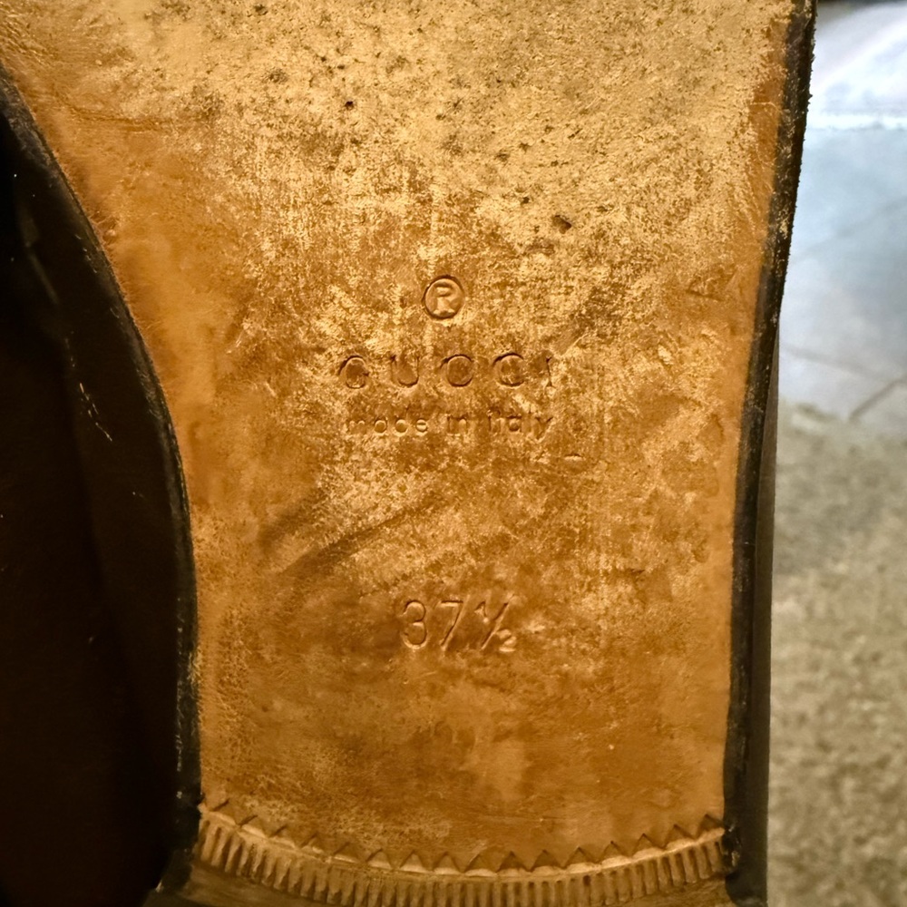 Gucci Horsebit Loafers | Bronze Leather | Size 37.5 | Original Box - Picture 5 of 6